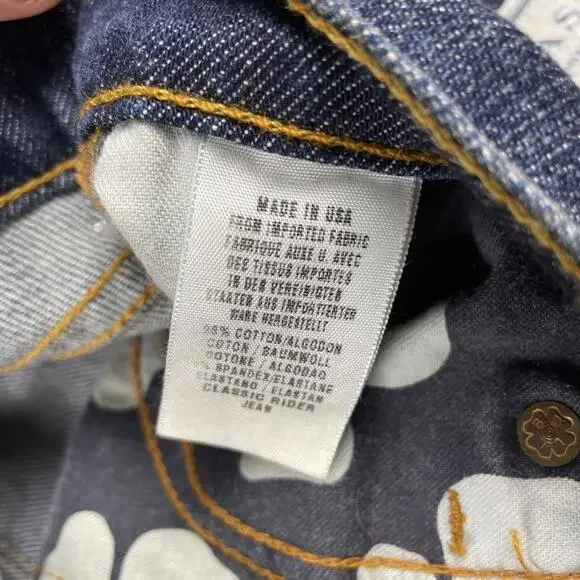 Lucky Brand Selvedge USA Made Flap Pocket Jeans Women's 27 / 4 Easy Rider 2 Pair - Picture 13 of 16